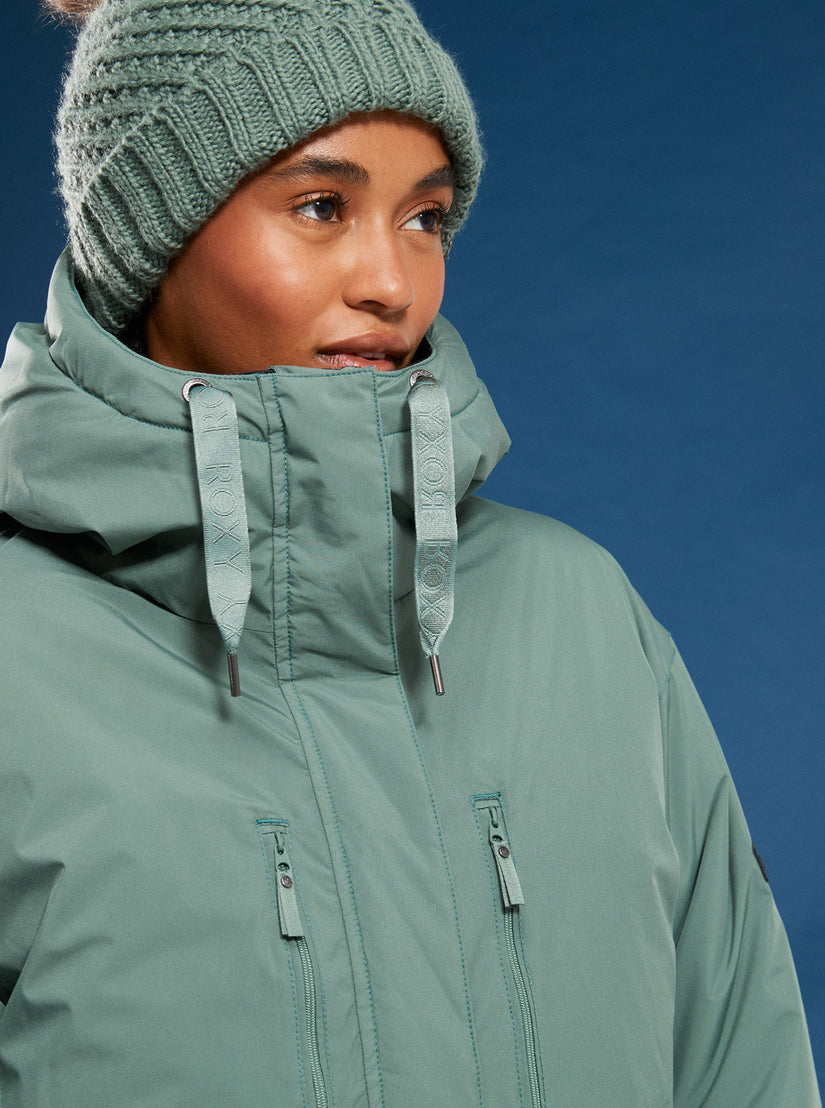 Women Roxy® Lofty Cloud Parka Jackets Green | ALQV-79208