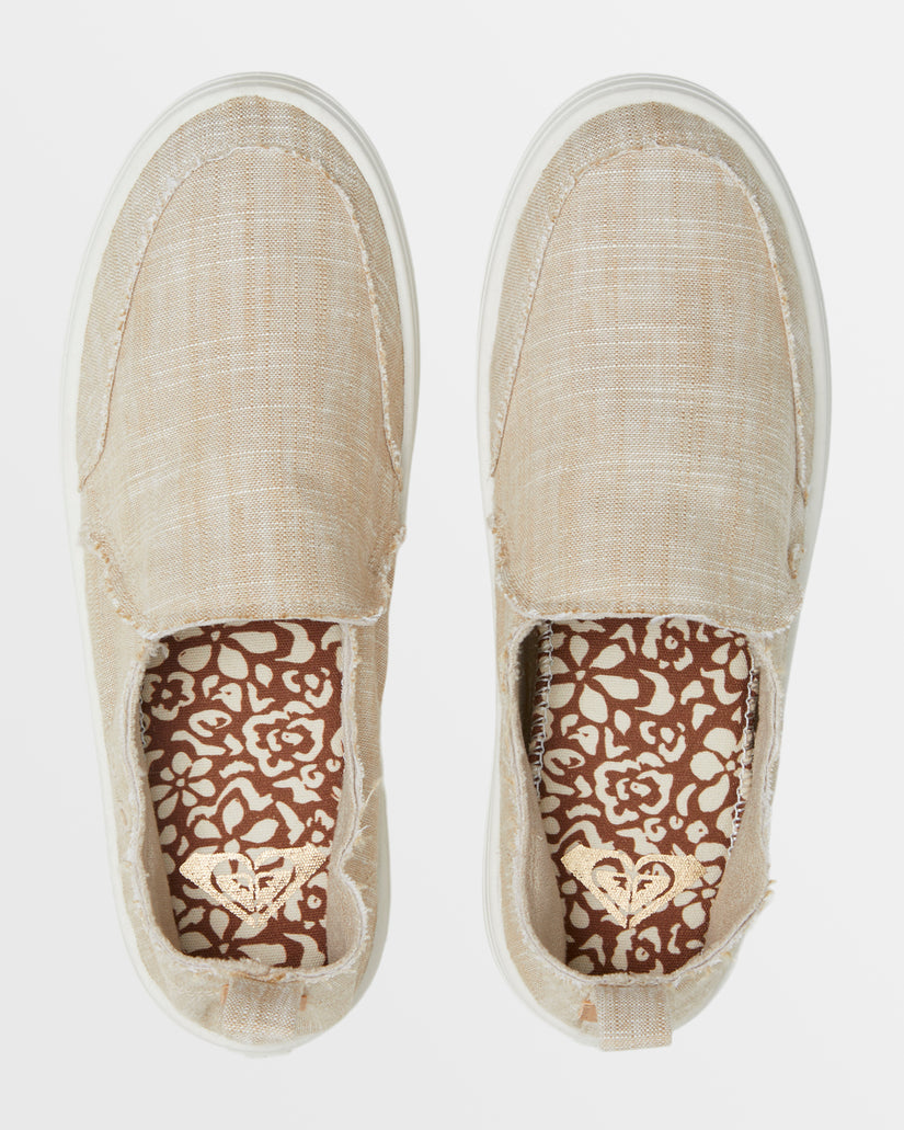 Women Roxy® Lola Sneakers Beige | UCNL-85034