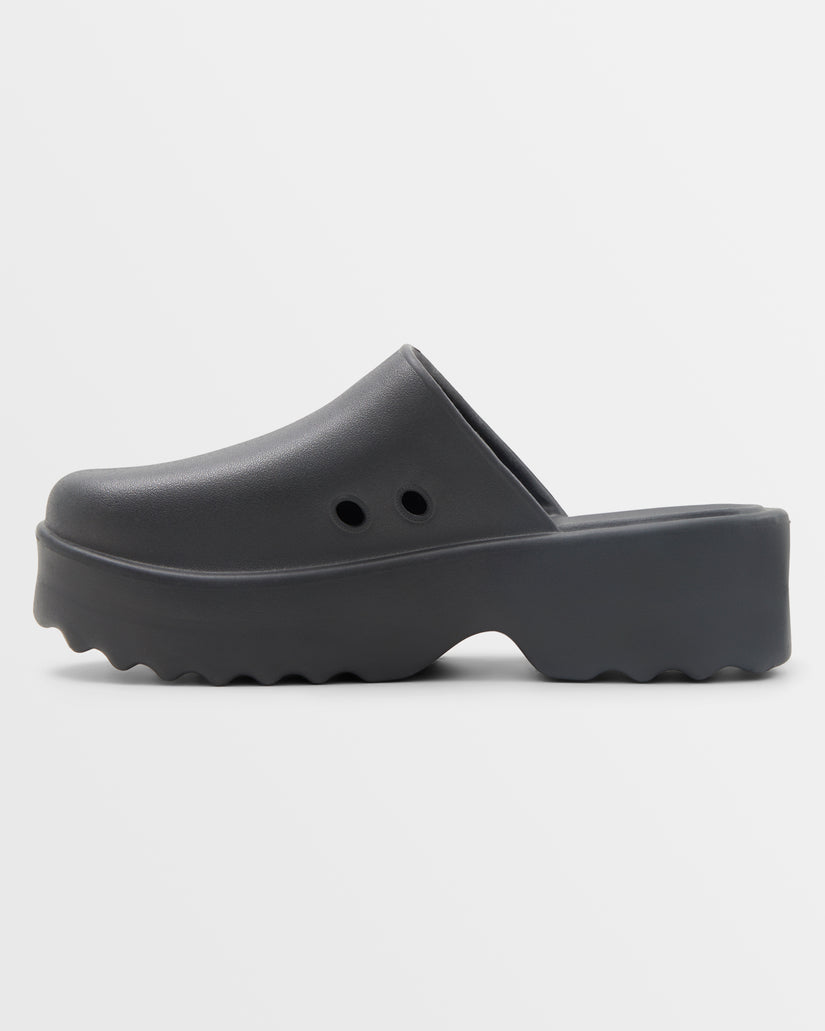 Women Roxy® Maddy Platform Clogs Black | FCOW-71854