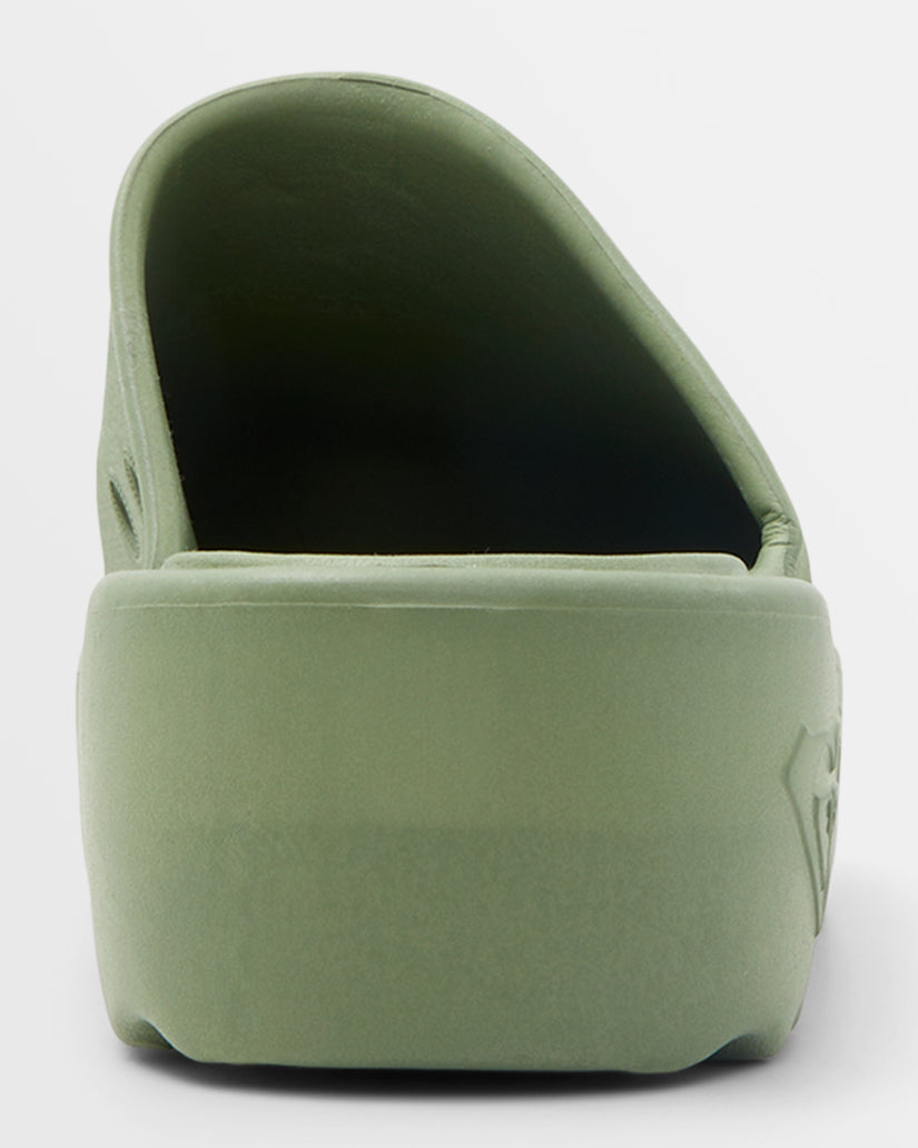Women Roxy® Maddy Platform Clogs Green | RJHT-58329