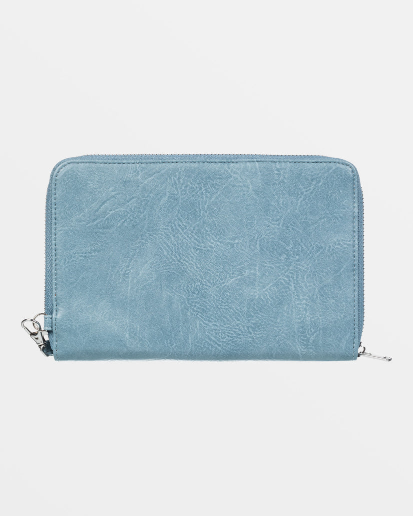 Women Roxy® Magic Happens Zipper Wallet Blue | RIOP-60349