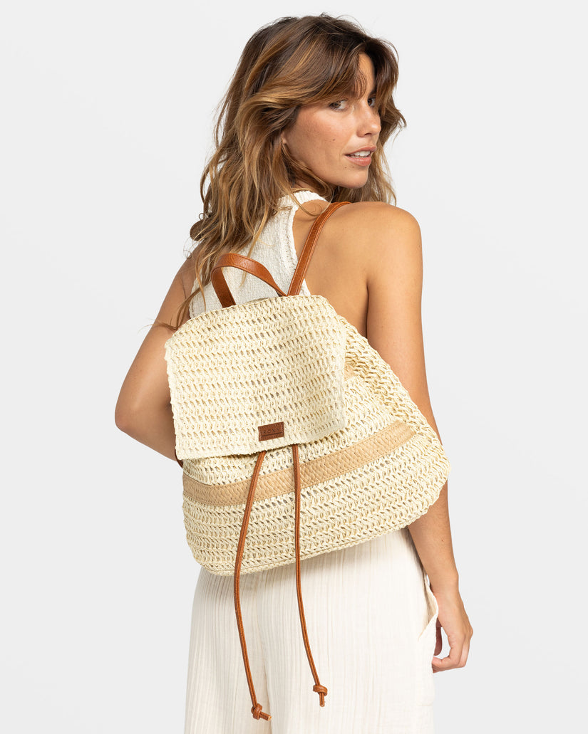 Women Roxy® Make It Lovely Medium Backpack Beige | PQFY-03841