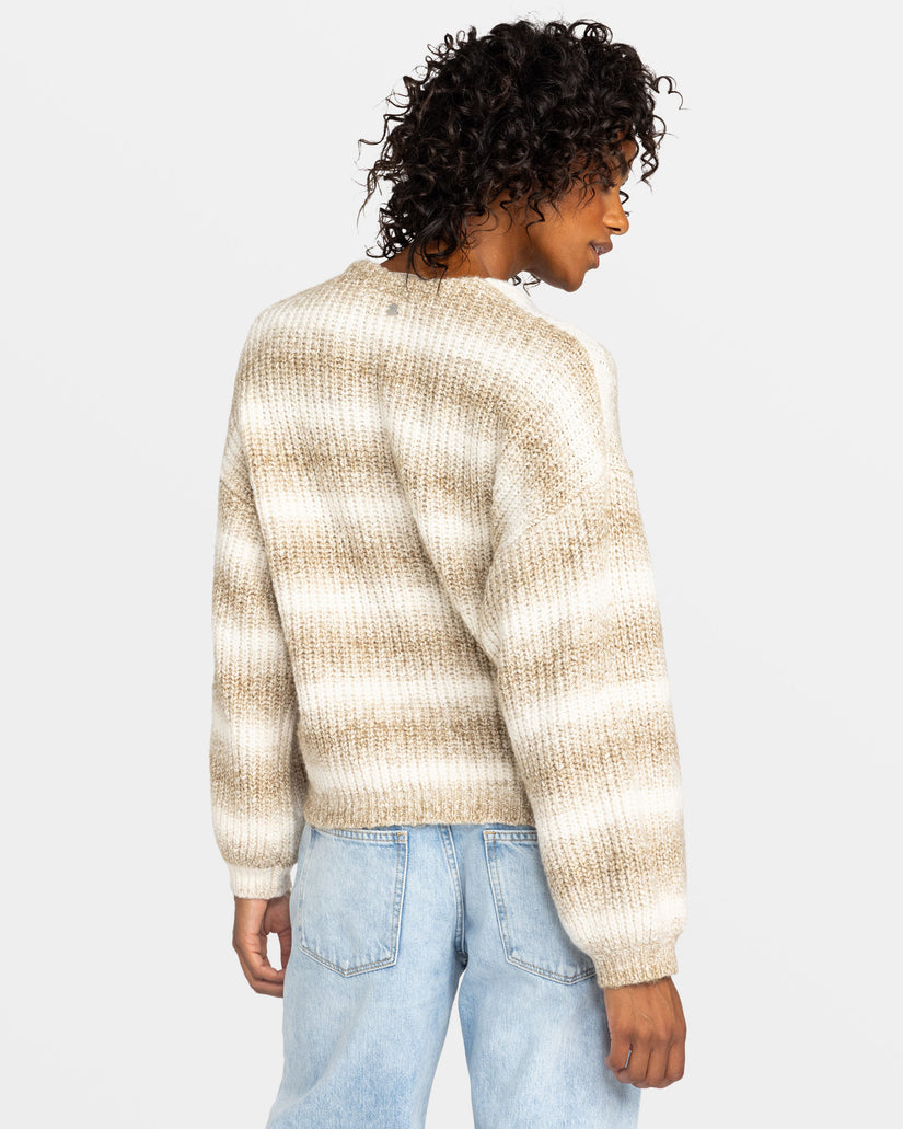 Women Roxy® Marble Tiles Cardigan White | NBLY-27658