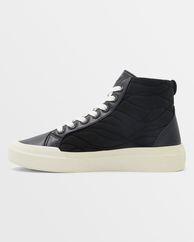 Women Roxy® Marina HI Sneakers Black | TMKI-76143