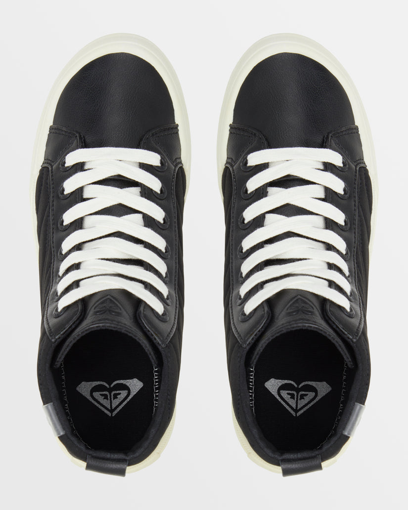 Women Roxy® Marina HI Sneakers Black | TMKI-76143