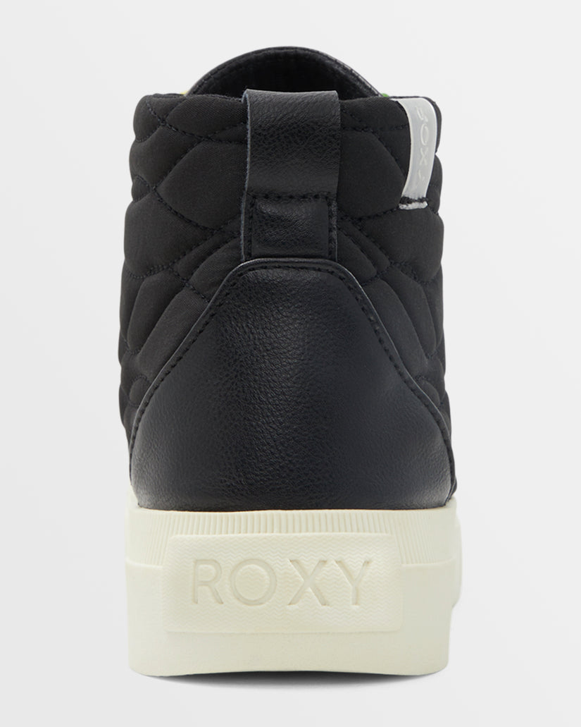 Women Roxy® Marina HI Sneakers Black | TMKI-76143