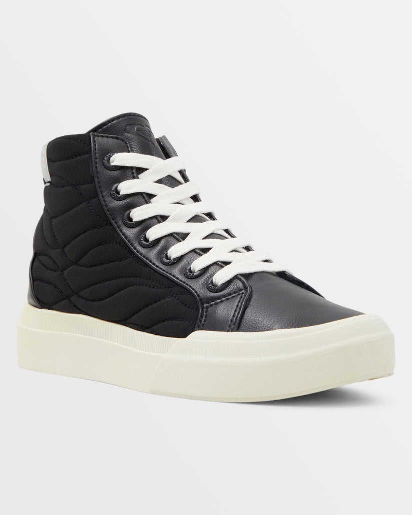 Women Roxy® Marina HI Sneakers Black | TMKI-76143