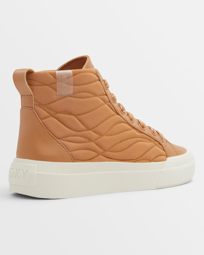 Women Roxy® Marina HI Sneakers Brown | NTGO-65087