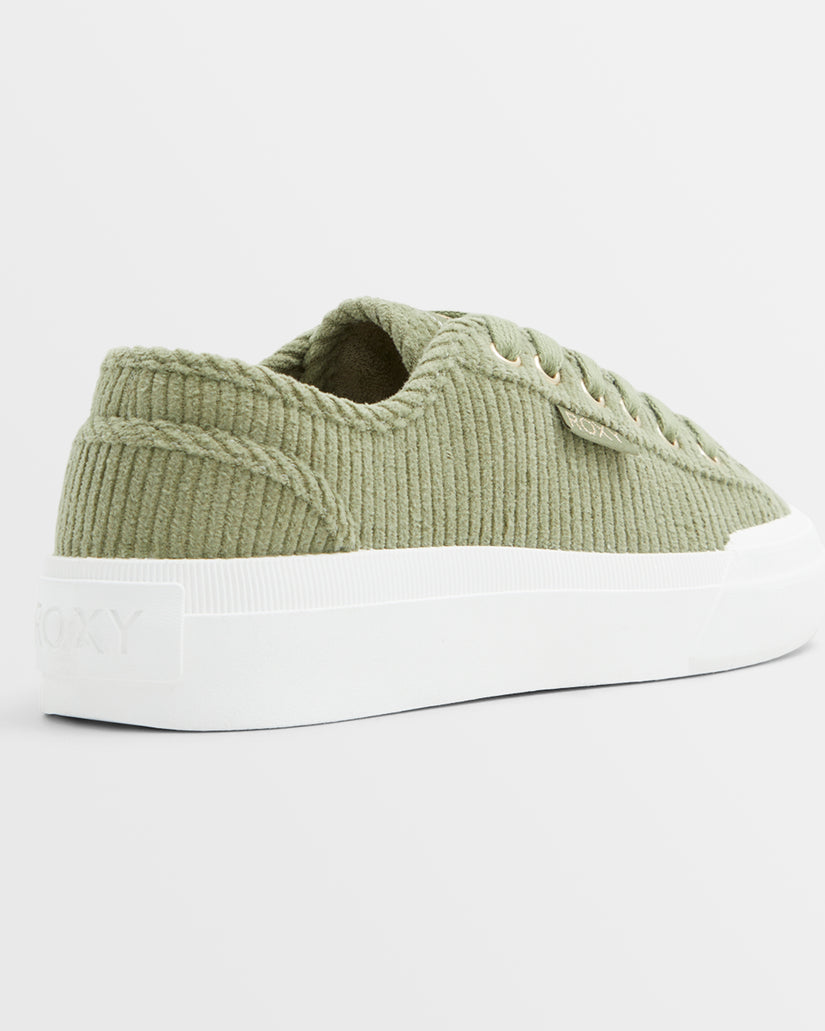 Women Roxy® Marina Sneakers Green | SVLU-19862