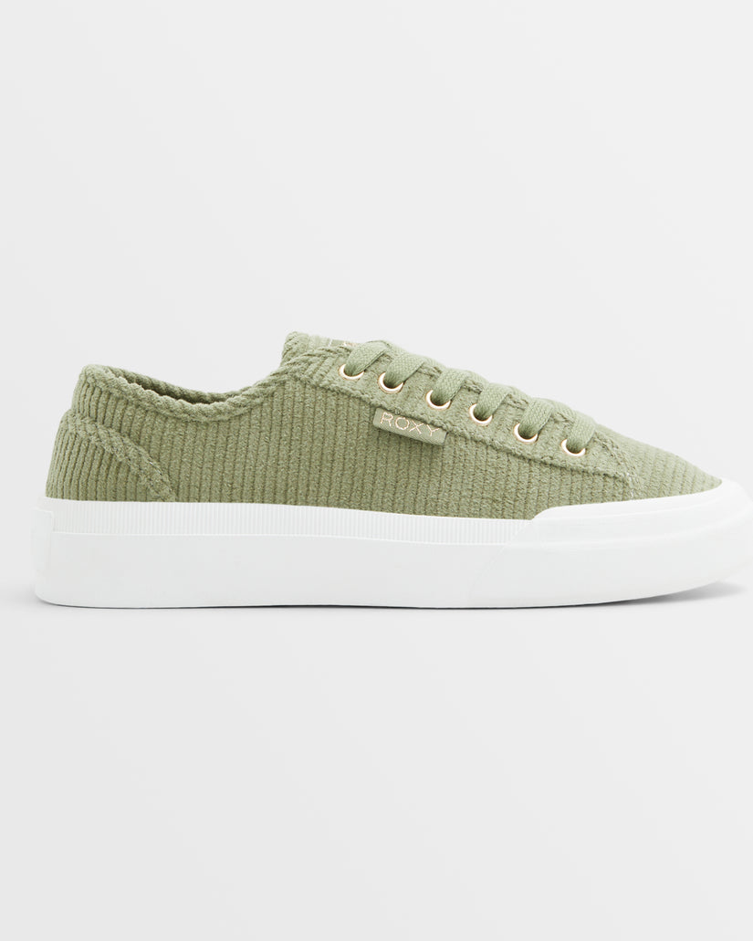 Women Roxy® Marina Sneakers Green | SVLU-19862