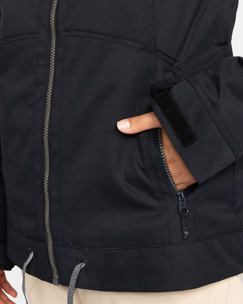 Women Roxy® Meade Snowboard Jackets Black | OZNH-59640