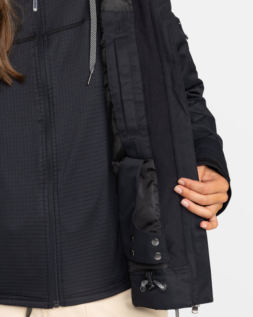 Women Roxy® Meade Snowboard Jackets Black | OZNH-59640