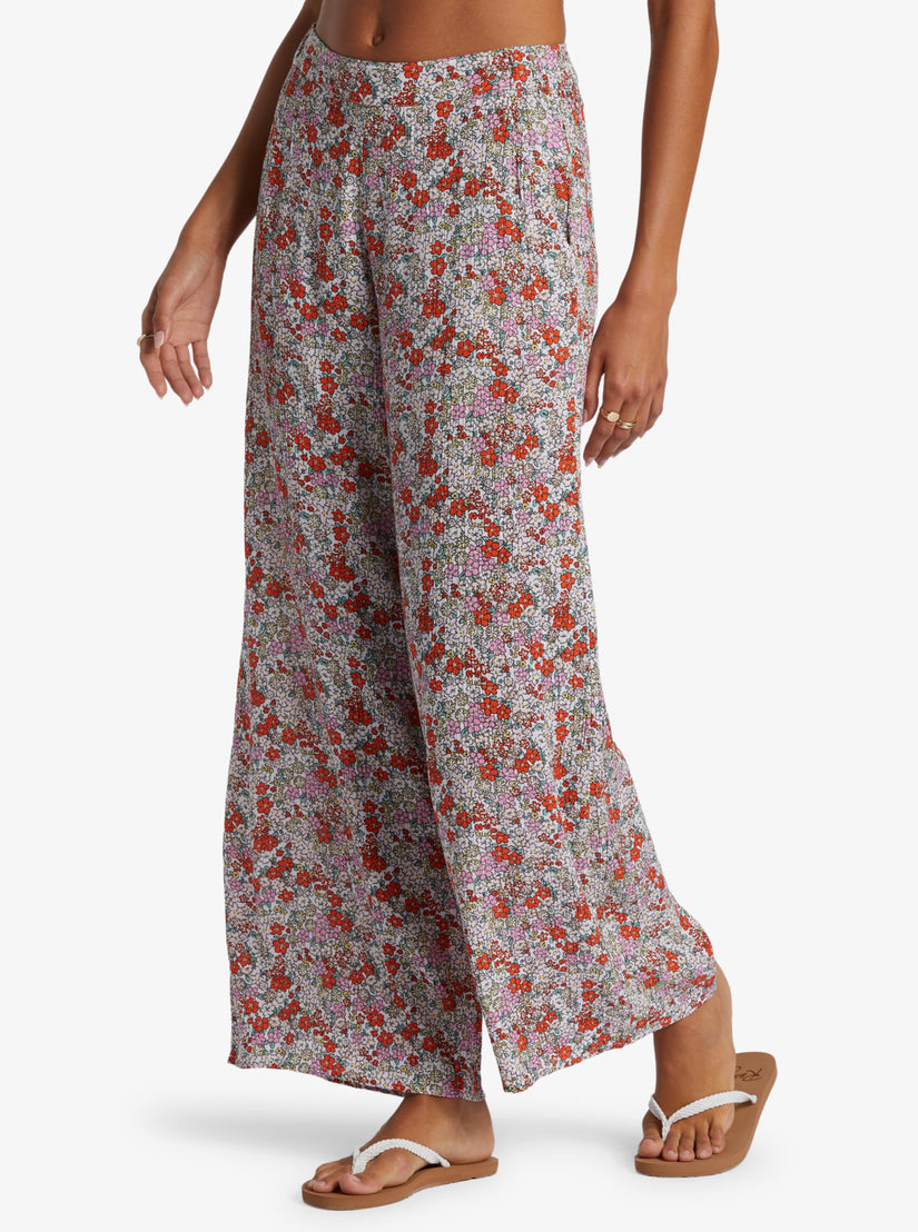 Women Roxy® Midnight New Avenue Lightweight Pants Flower | XKJY-29105