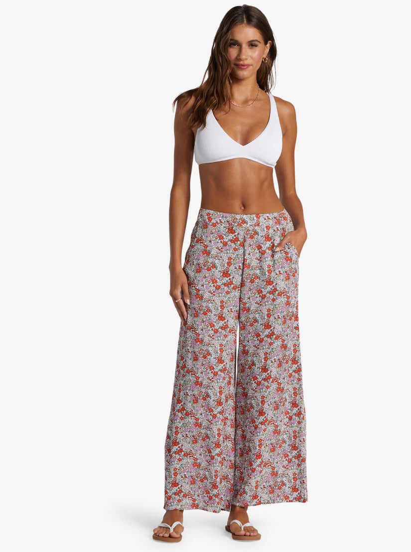 Women Roxy® Midnight New Avenue Lightweight Pants Flower | XKJY-29105