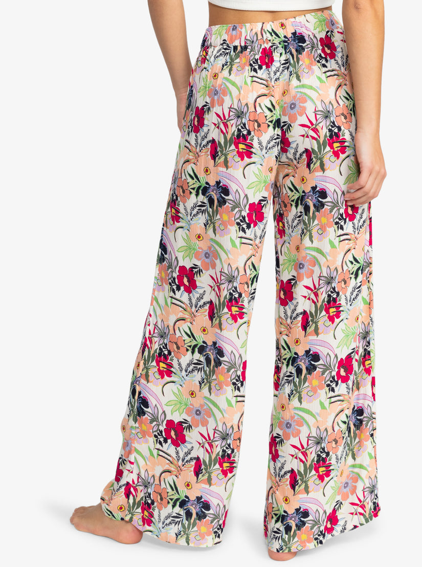 Women Roxy® Midnight New Avenue Lightweight Pants Flower | ZWGS-42186