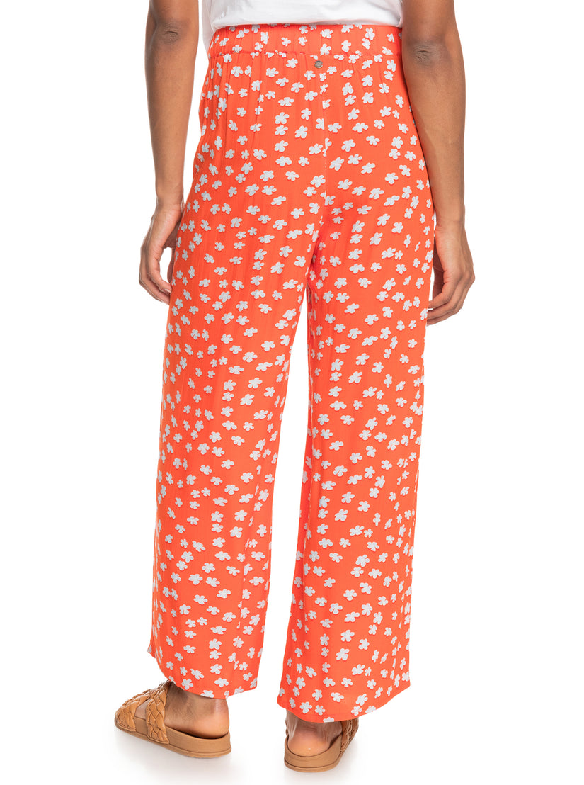 Women Roxy® Midnight New Avenue Wide Leg Pants Orange | RSJM-42891
