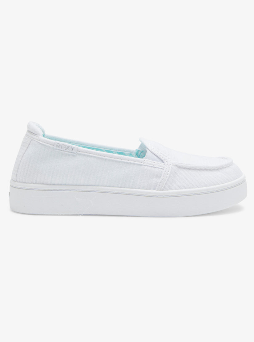 Women Roxy® Minnow Plus Sneakers White | TMEV-90571