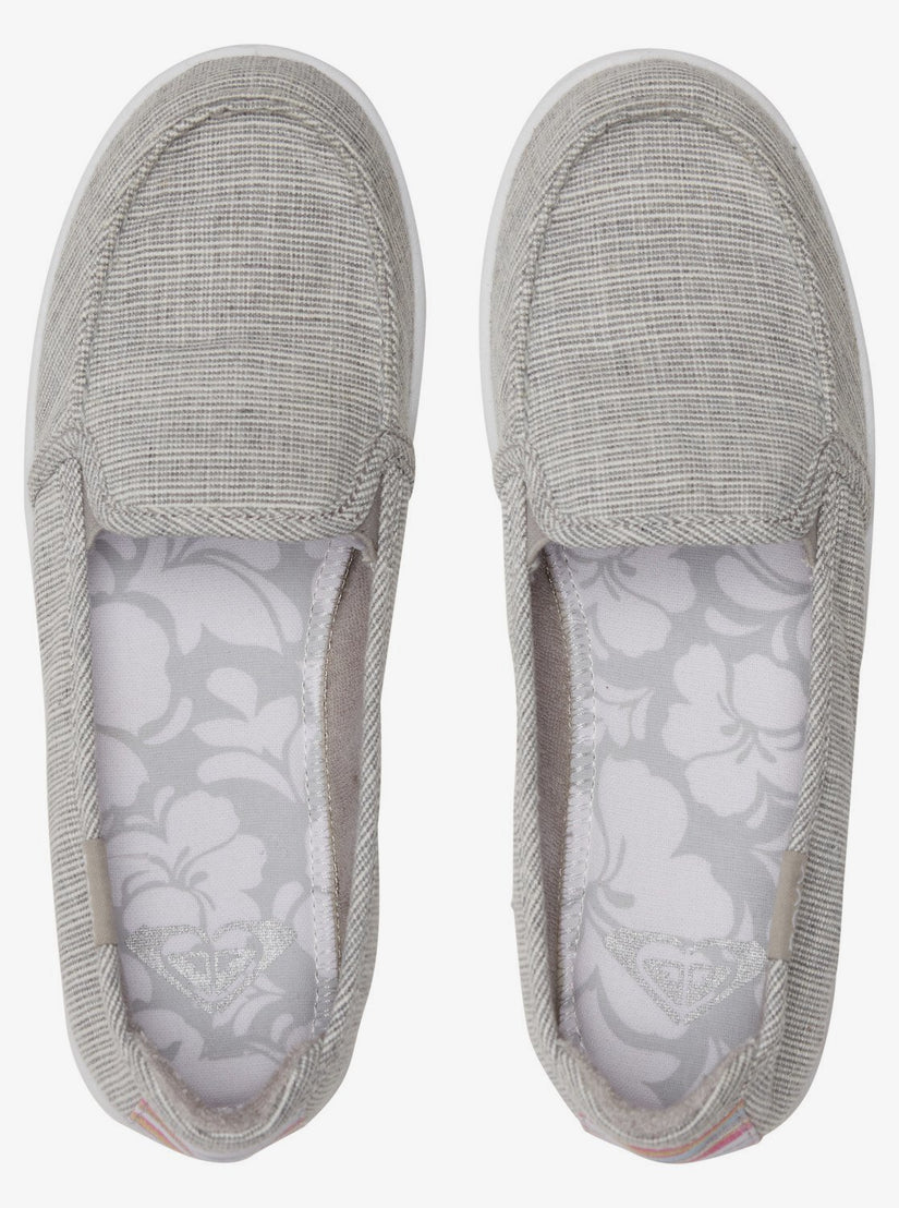 Women Roxy® Minnow Slip On Shoes Grey | UKDH-47286
