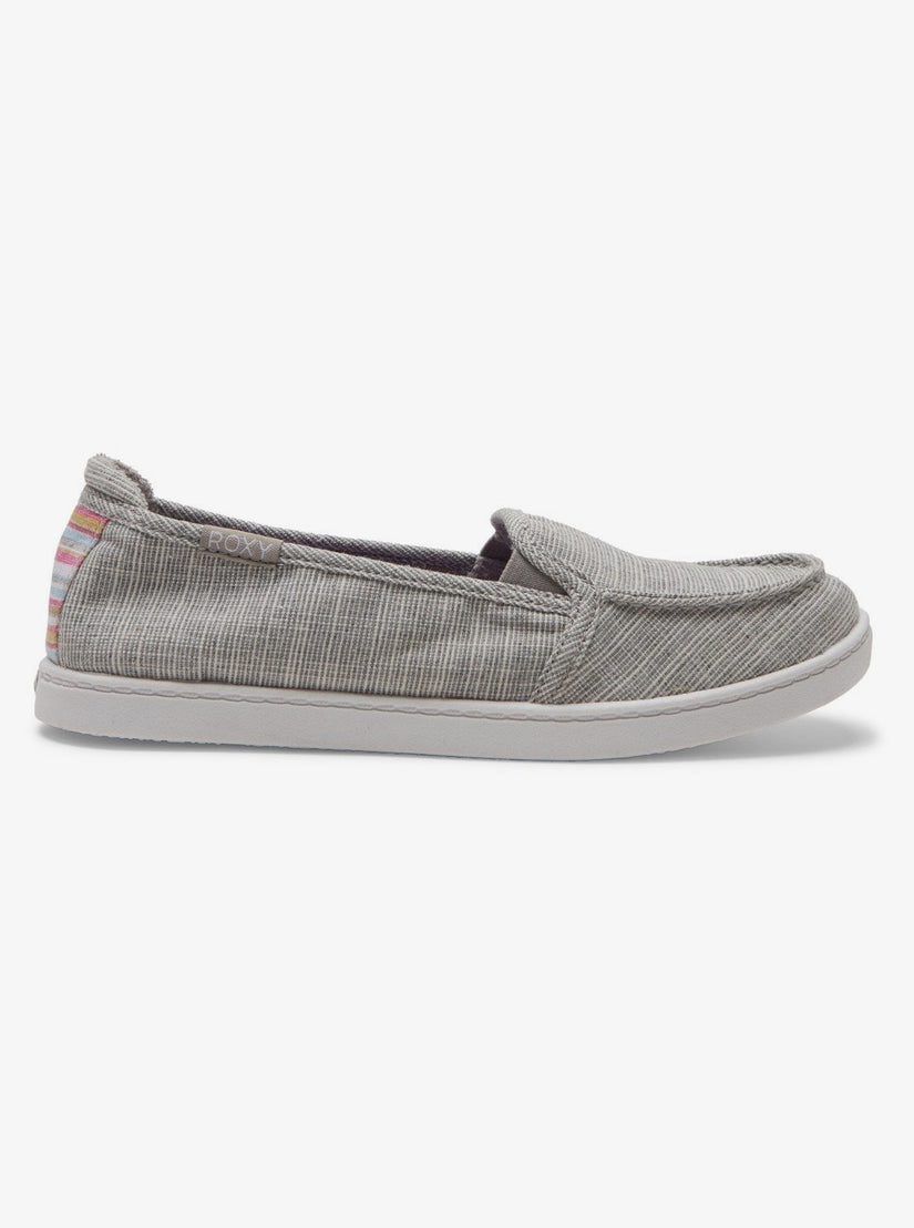 Women Roxy® Minnow Slip On Shoes Grey | UKDH-47286