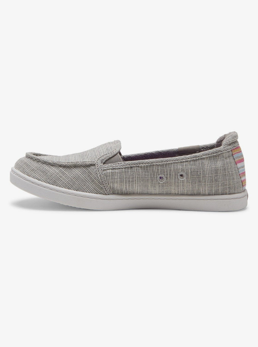 Women Roxy® Minnow Slip On Shoes Grey | UKDH-47286