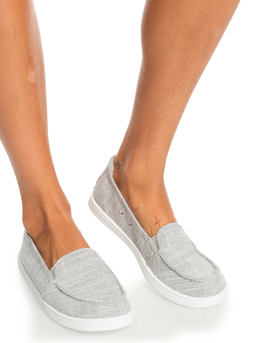 Women Roxy® Minnow Slip On Shoes Grey | UKDH-47286