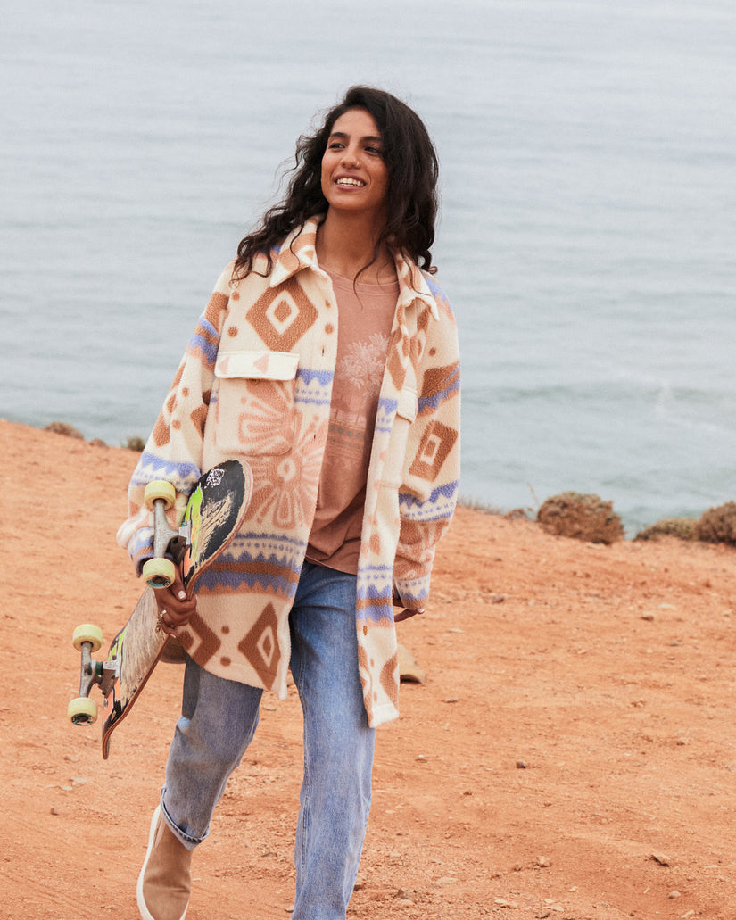 Women Roxy® Morning Crush Polar Jackets Multicolor | IOWY-32476