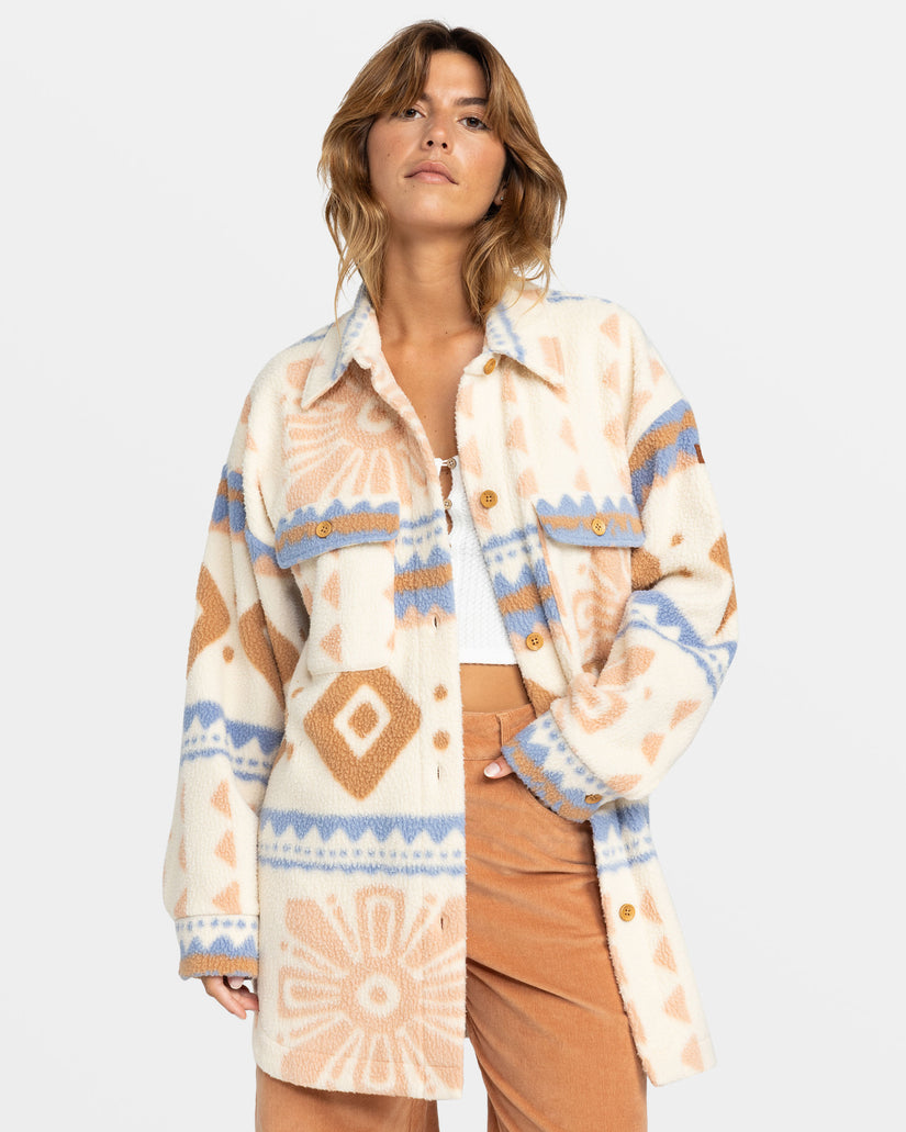 Women Roxy® Morning Crush Polar Jackets Multicolor | IOWY-32476