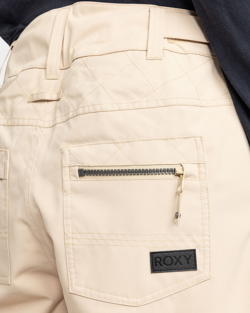 Women Roxy® Nadia Snowboard Pants White | FWJR-29478