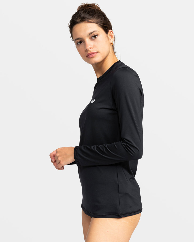 Women Roxy® New Enjoy Waves Long Sleeve Rashguards Dark Grey | XFIO-40526