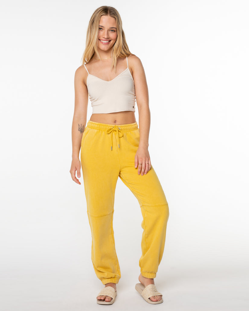 Women Roxy® Oasis Haze Pants Yellow | AHPY-41906