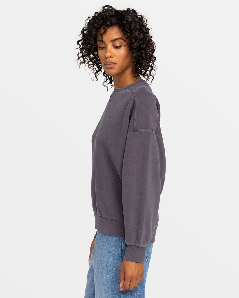 Women Roxy® Oasis Haze Pullover Sweatshirt Dark Grey | ZLJA-23758