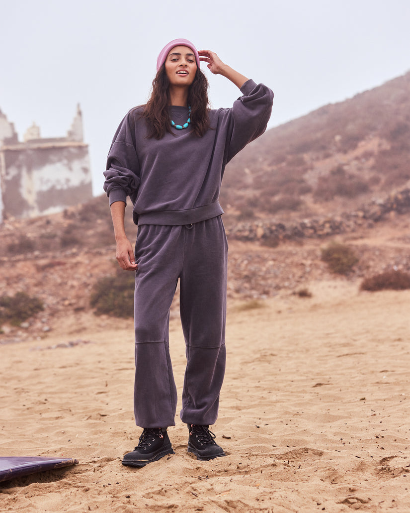 Women Roxy® Oasis Haze Pullover Sweatshirt Dark Grey | ZLJA-23758