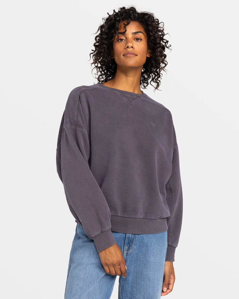 Women Roxy® Oasis Haze Pullover Sweatshirt Dark Grey | ZLJA-23758