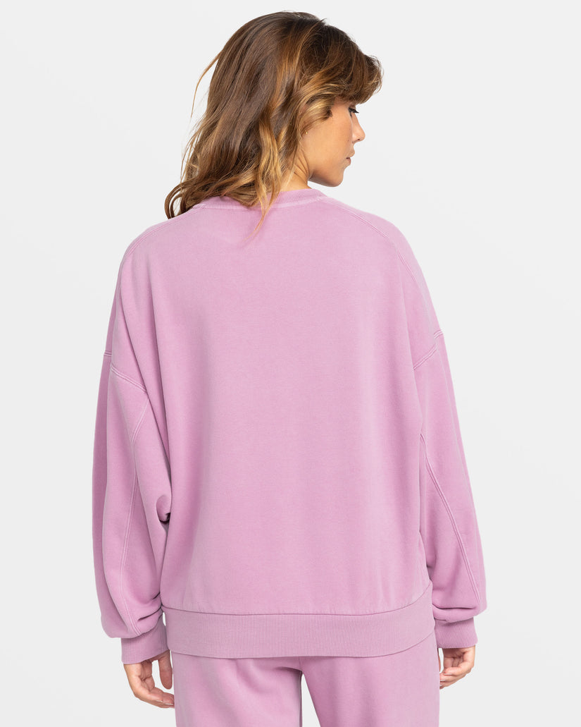 Women Roxy® Oasis Haze Pullover Sweatshirt Purple | FVUI-41739