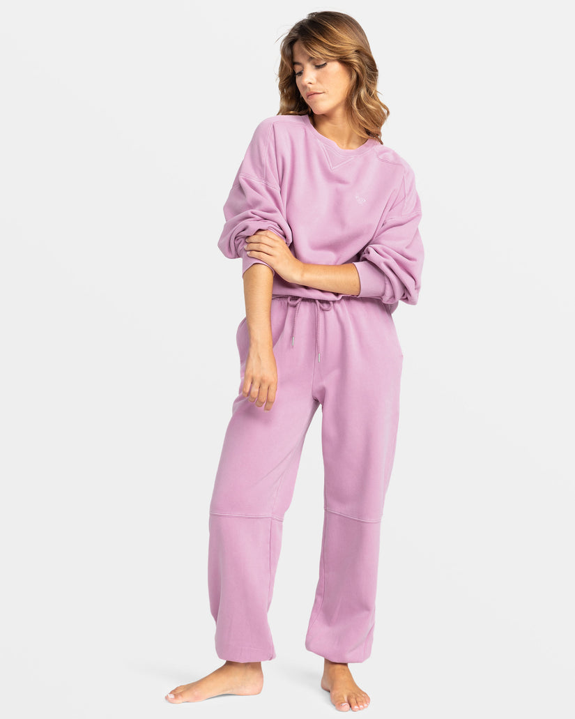 Women Roxy® Oasis Haze Pullover Sweatshirt Purple | FVUI-41739