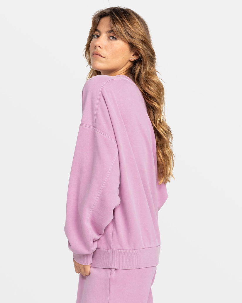 Women Roxy® Oasis Haze Pullover Sweatshirt Purple | FVUI-41739