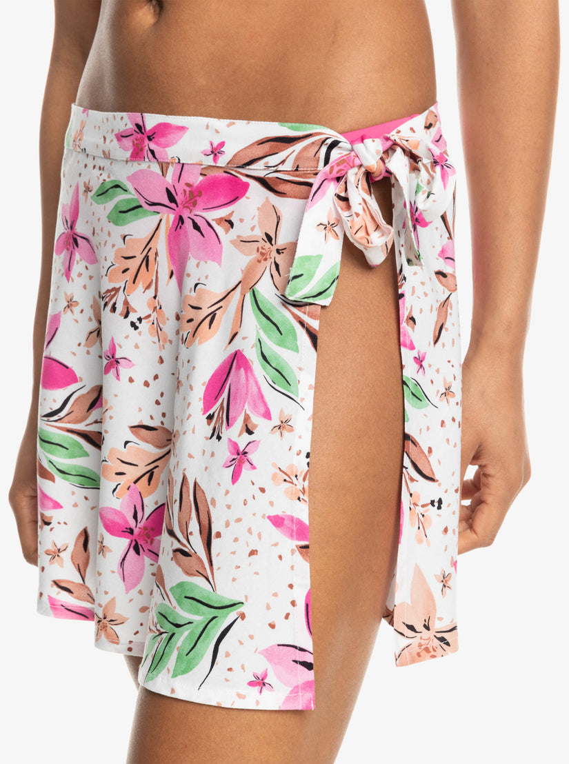 Women Roxy® Ocean Trip Side Tie Skirts Flower | WVIM-96358