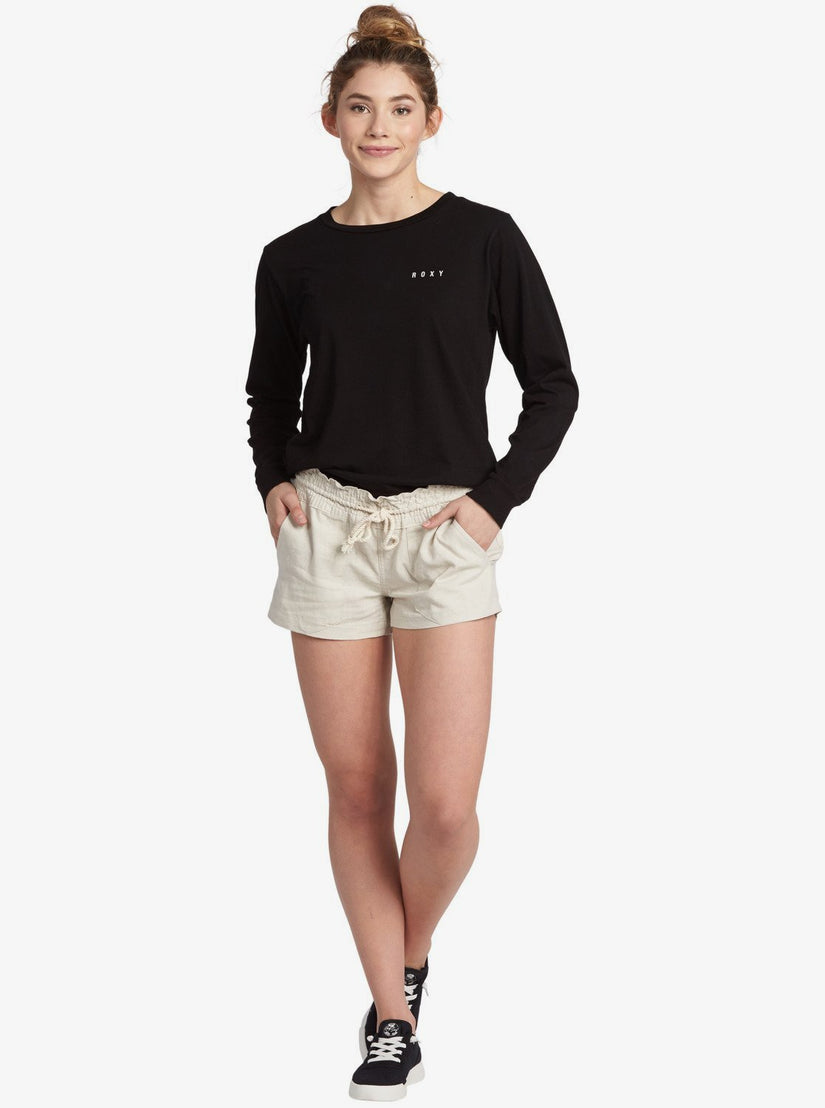 Women Roxy® Oceanside Elasticized Shorts Grey | CNOG-09718