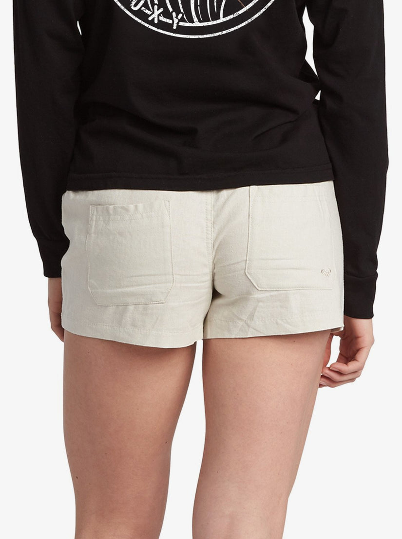 Women Roxy® Oceanside Elasticized Shorts Grey | CNOG-09718