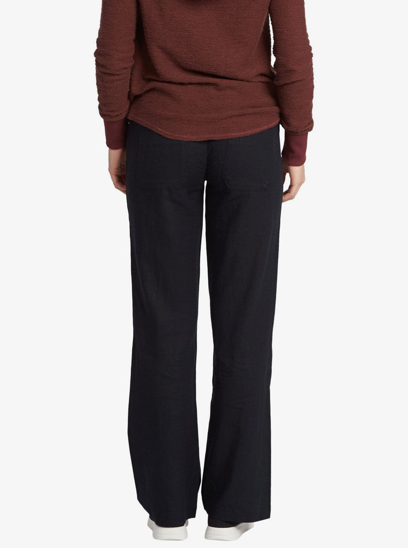 Women Roxy® Oceanside Flared Pants Black | EWAC-95870