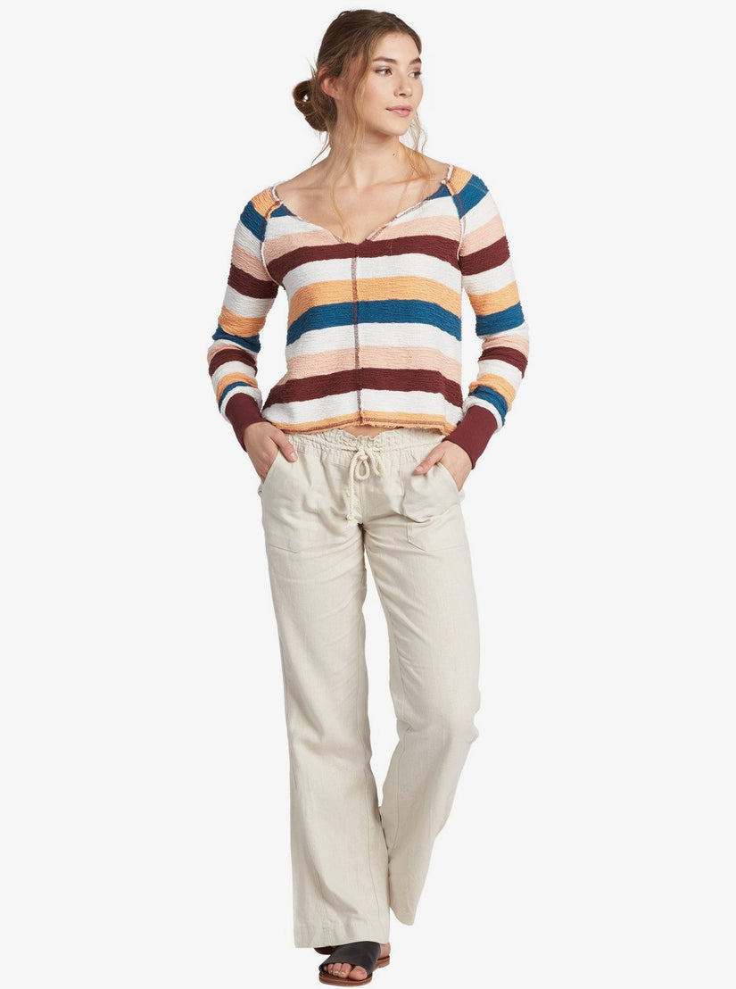 Women Roxy® Oceanside Flared Pants Grey | FVOI-73648