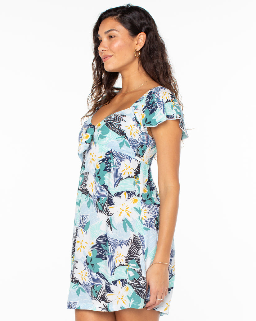 Women Roxy® Oceanview Mini Dress Blue | ETGM-49032