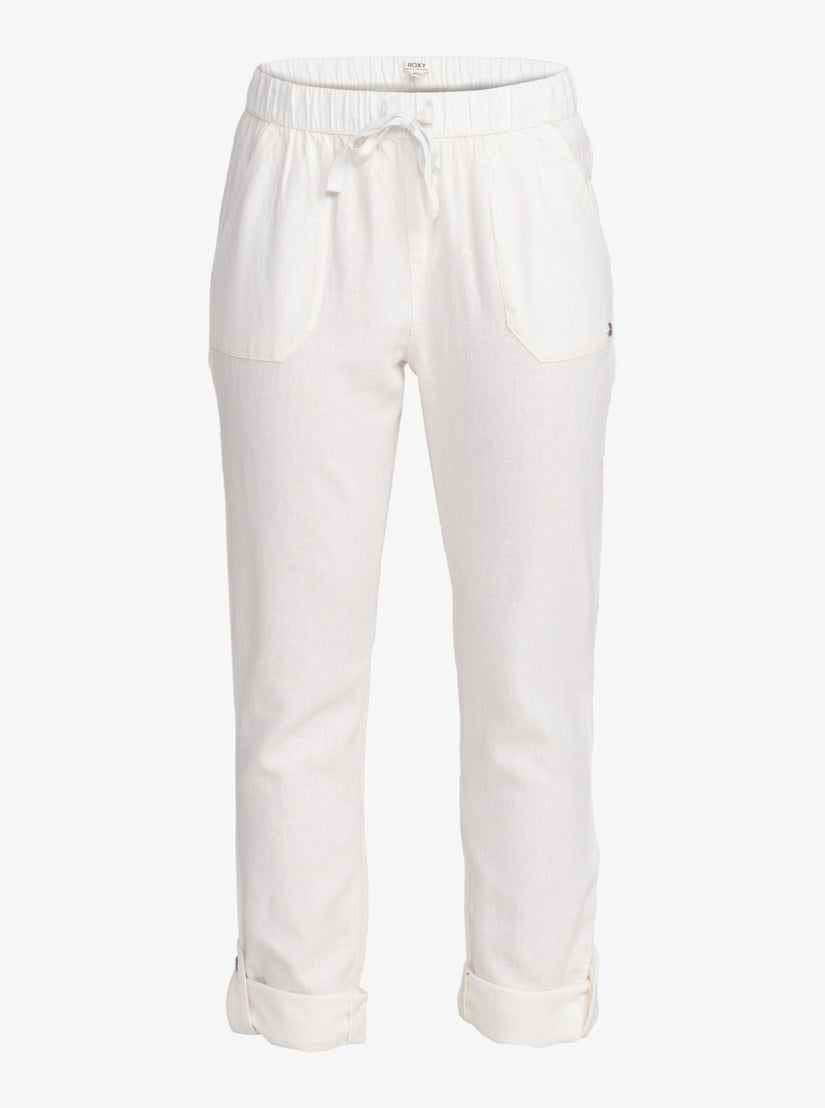 Women Roxy® On The Seashore Pants White | QUOZ-95072