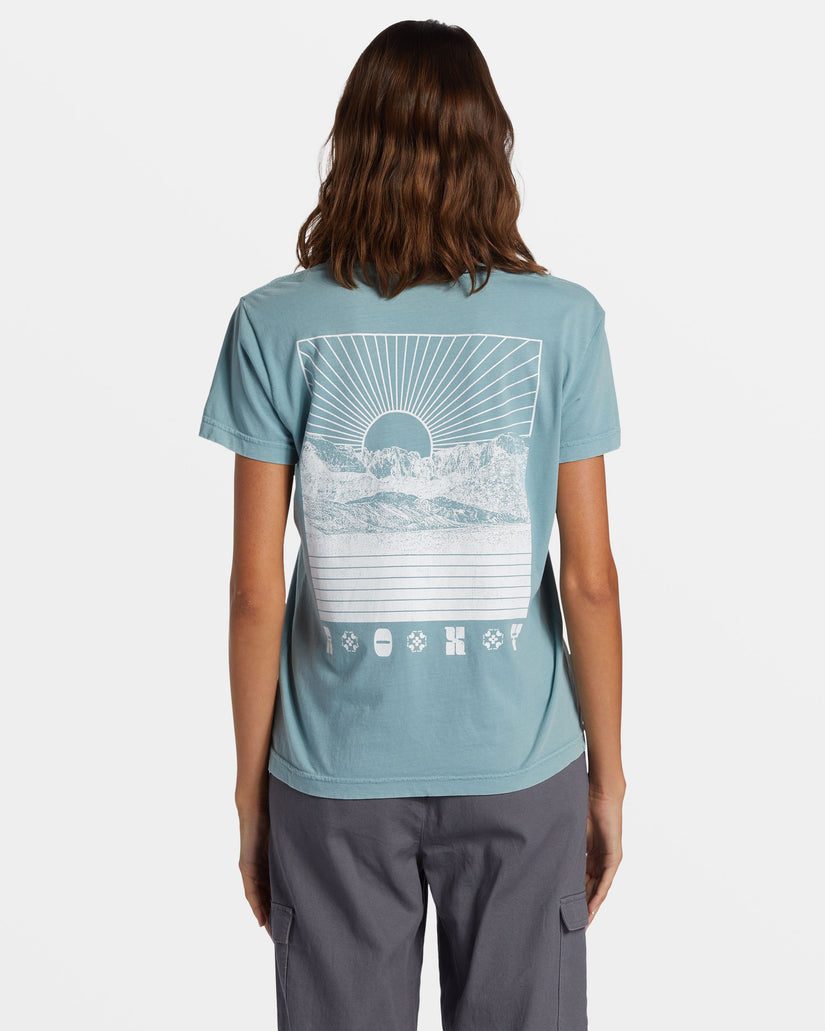 Women Roxy® Paradise Peaks T-Shirt Blue | QLGS-91472