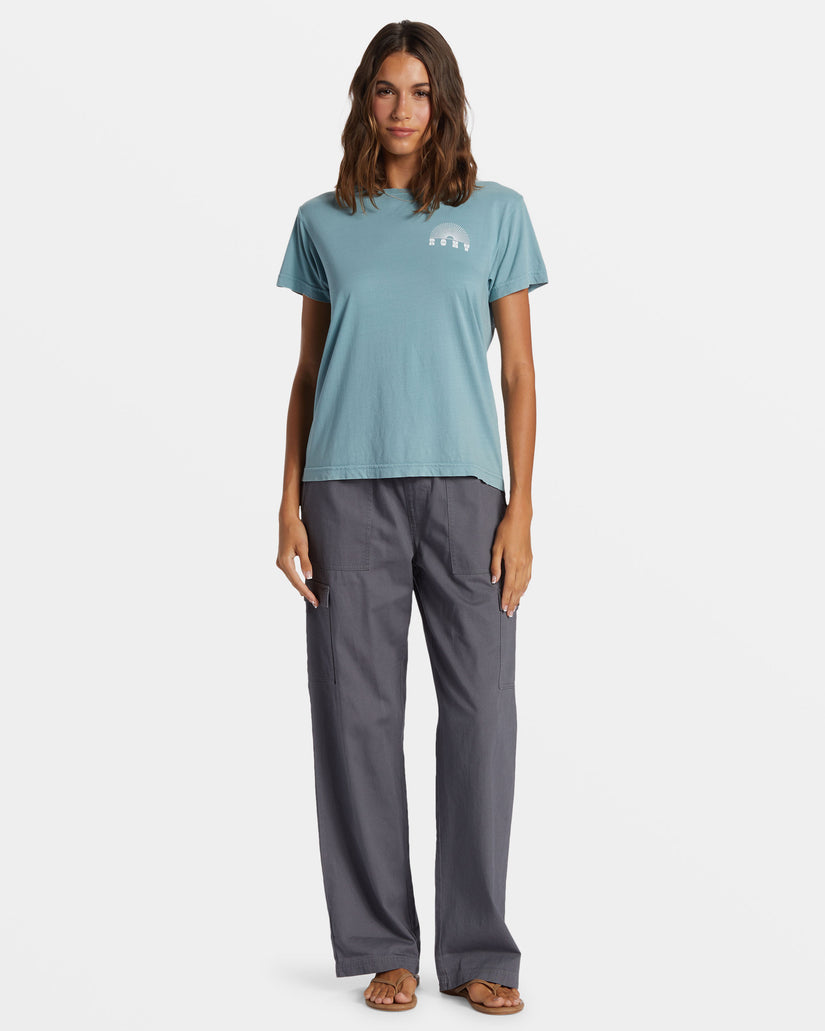 Women Roxy® Paradise Peaks T-Shirt Blue | QLGS-91472