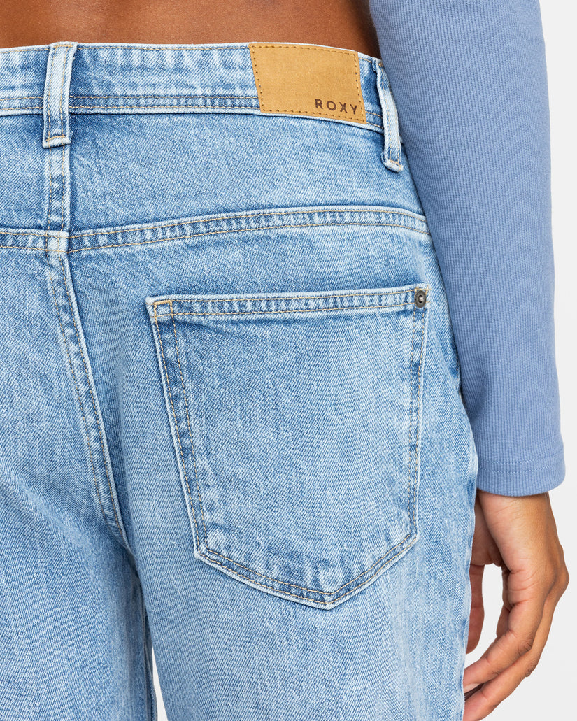 Women Roxy® Patti Straight Jeans Blue | YCZO-14702