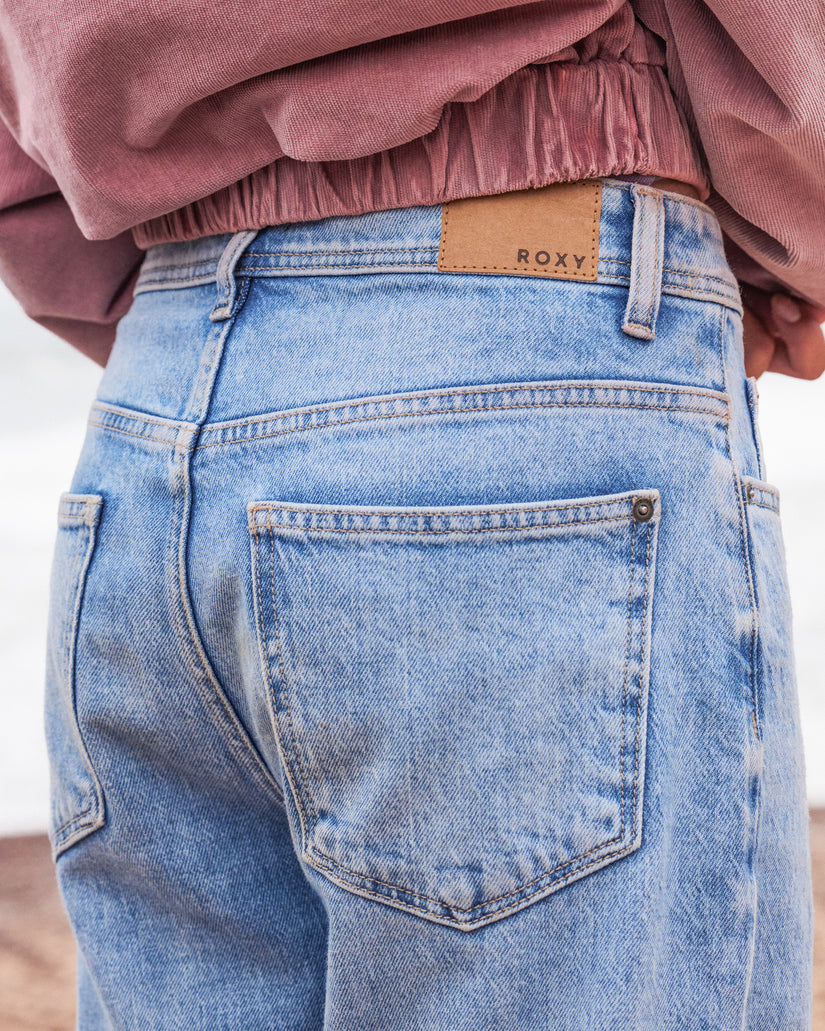 Women Roxy® Patti Straight Jeans Blue | YCZO-14702