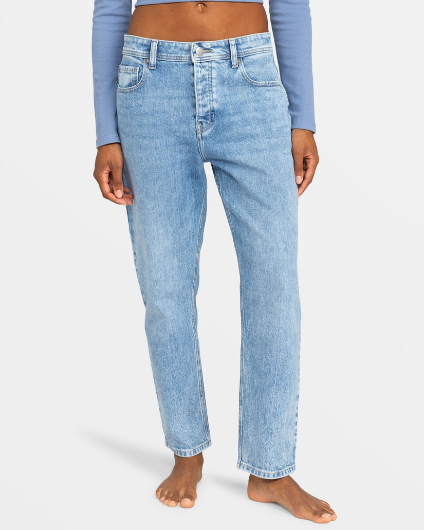 Women Roxy® Patti Straight Jeans Blue | YCZO-14702