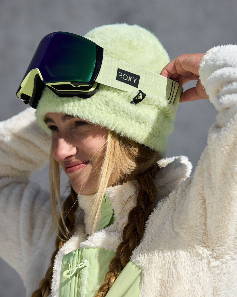 Women Roxy® Peace Polly Beanie Green | QSMO-39456