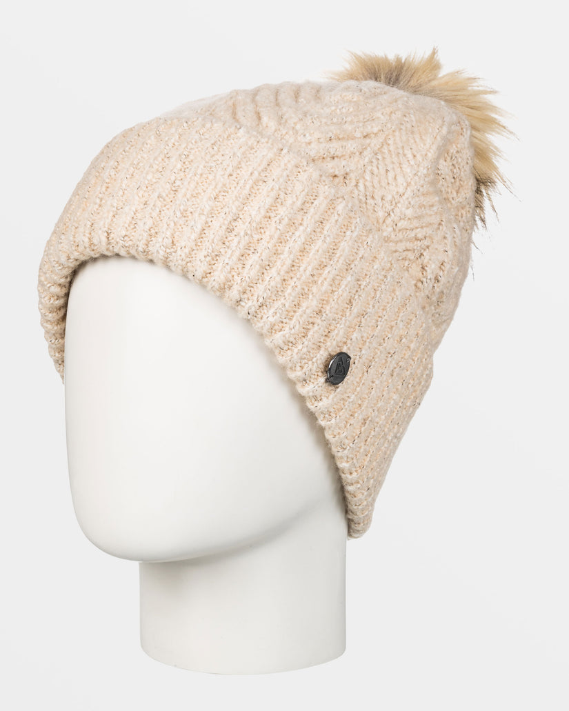 Women Roxy® Peak Chic Cuff Beanie White | SUHT-41035